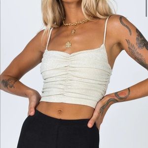 Glitter top champagne